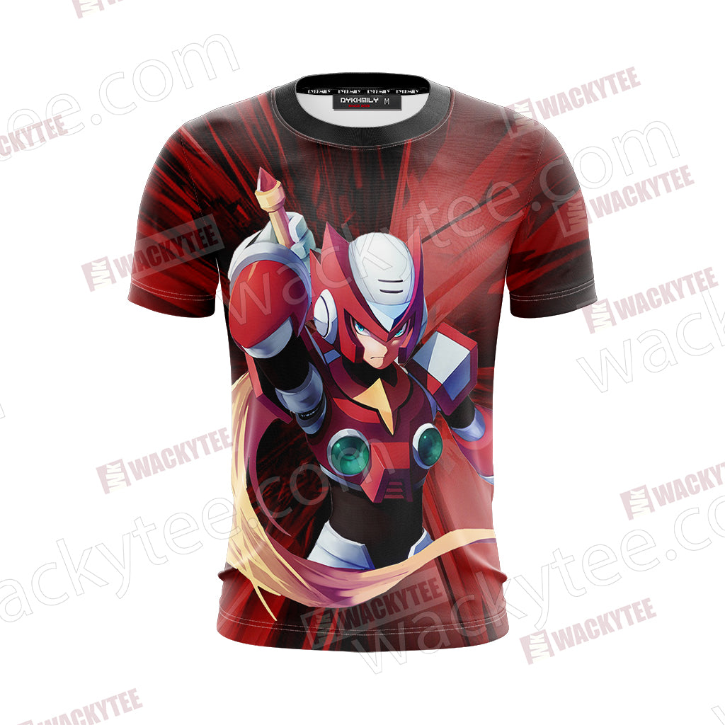 Megaman - Zero Unisex 3D T-shirt