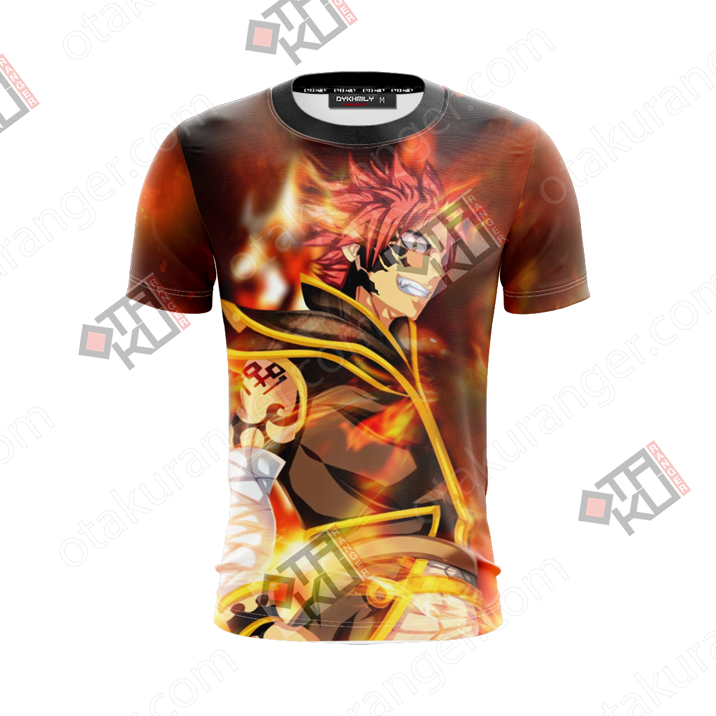 Fairy Tail: Dragon Cry Natsu Dragneel New Look Unisex 3D T-shirt
