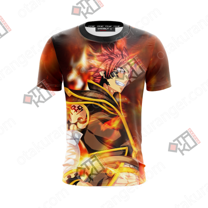 Fairy Tail: Dragon Cry Natsu Dragneel New Look Unisex 3D T-shirt