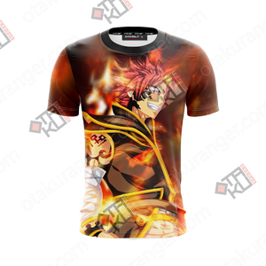 Fairy Tail: Dragon Cry Natsu Dragneel New Look Unisex 3D T-shirt