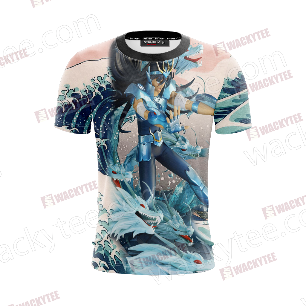 Saint Seiya Dragon Shiryu Unisex 3D T-shirt