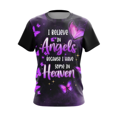 I Believe In Angels Because I Have You In Heaven T-shirt Zip Hoodie Pullover Hoodie