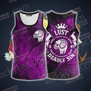 The Seven Deadly Sins - Lust Unisex 3D Tank Top