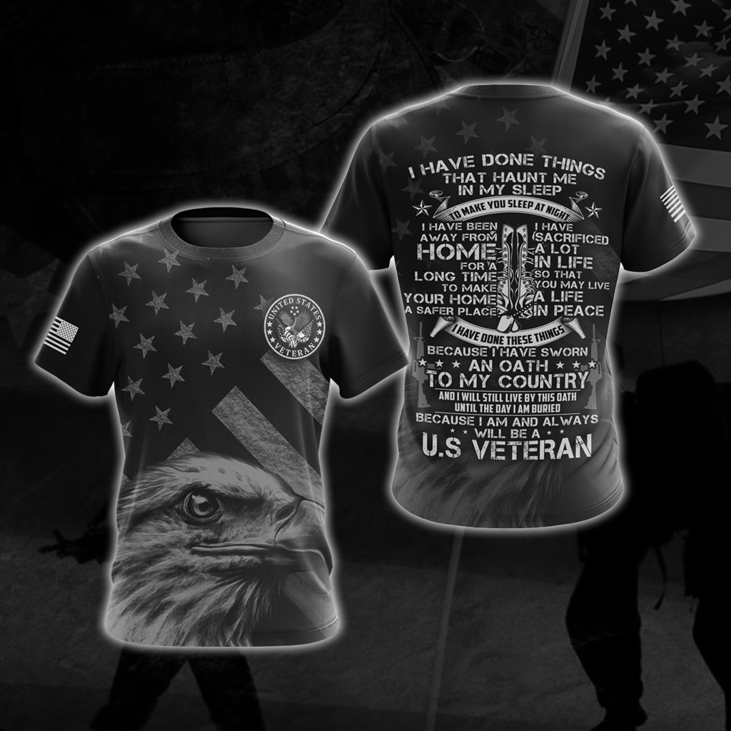 Because I Am And Always Will Be US Veteran T-shirt Zip Hoodie Pullover Hoodie T-shirt