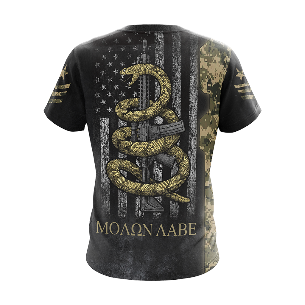Molon Labe Come And Take Them Unisex 3D T-shirt
