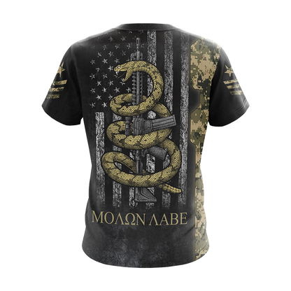 Molon Labe Come And Take Them Unisex 3D T-shirt