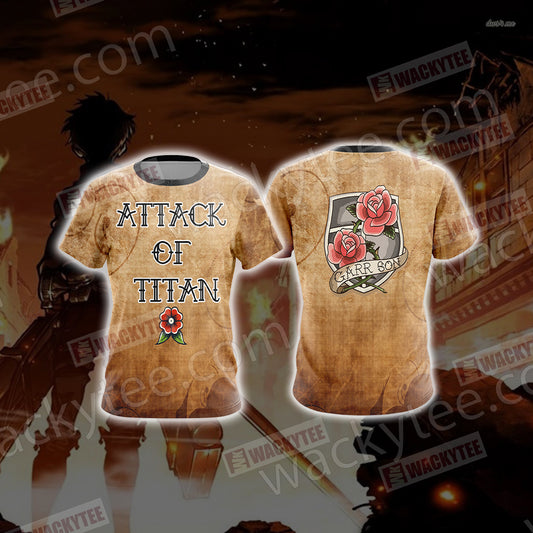 Attack On Titan - Garrison New Unisex 3D T-shirt