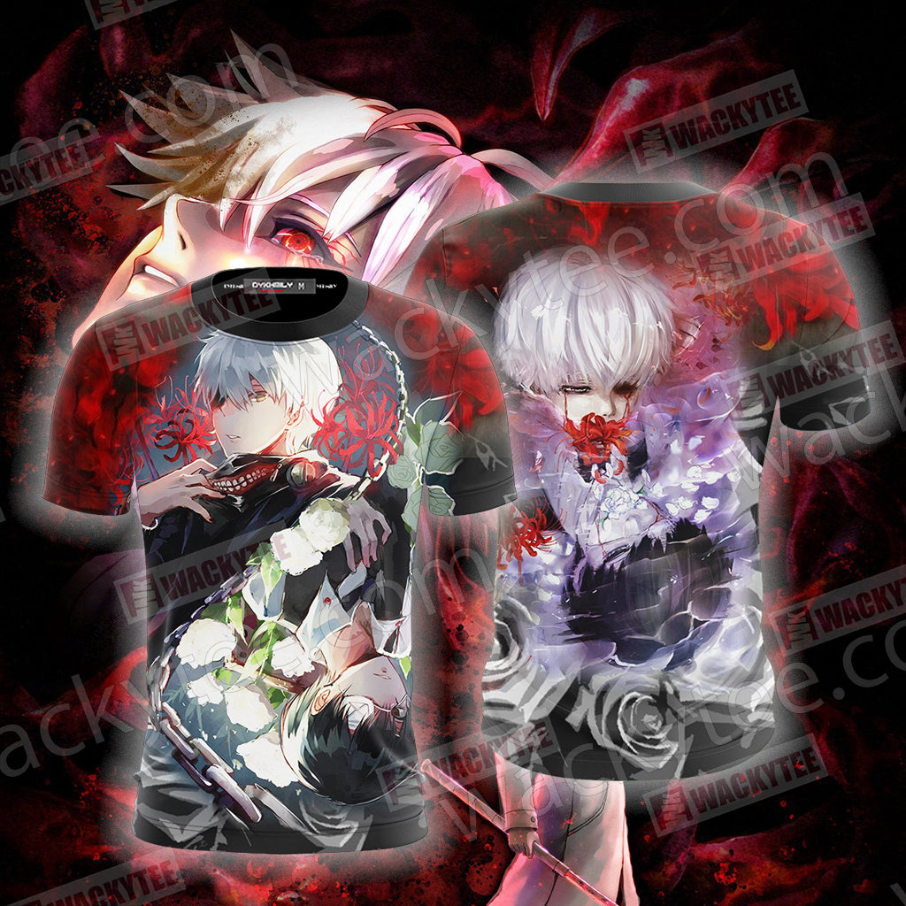 Tokyo Ghoul Kaneki Ken Unisex 3D T-shirt T-shirt