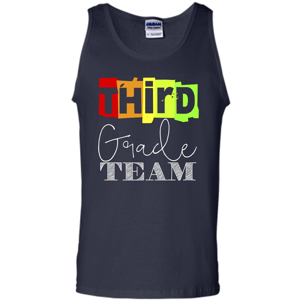 Third Grade Team T-shirt School Day T-shirt Navy