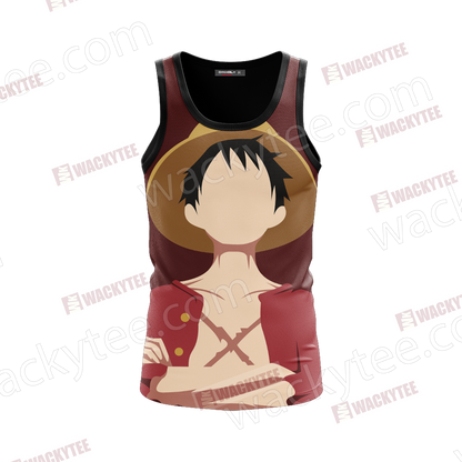 One Piece Monkey D. Luffy Minimalist 3D Tank Top