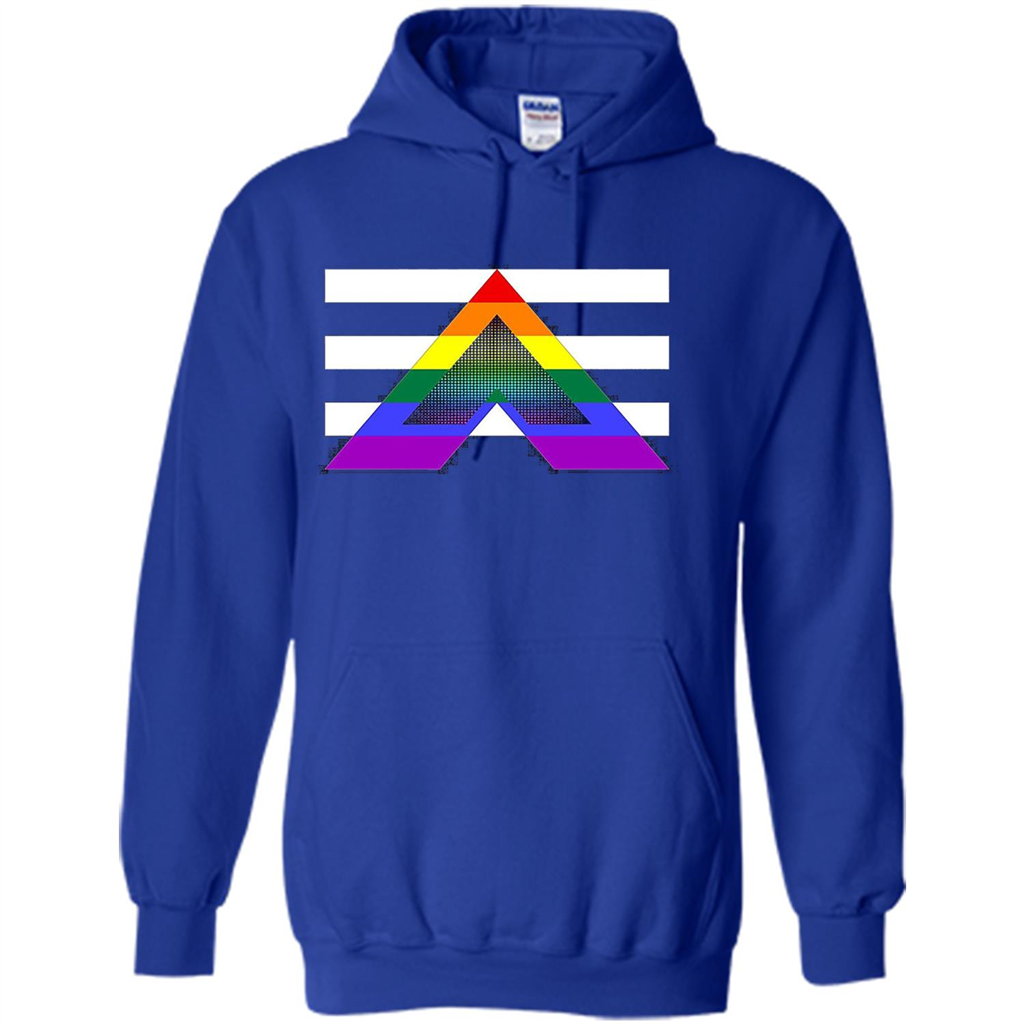 LGBT Pride Straight Ally Pride Flag T-Shirt Royal