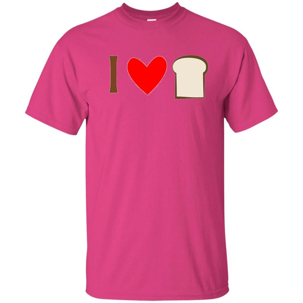 I Love White Bread T-shirt Heliconia