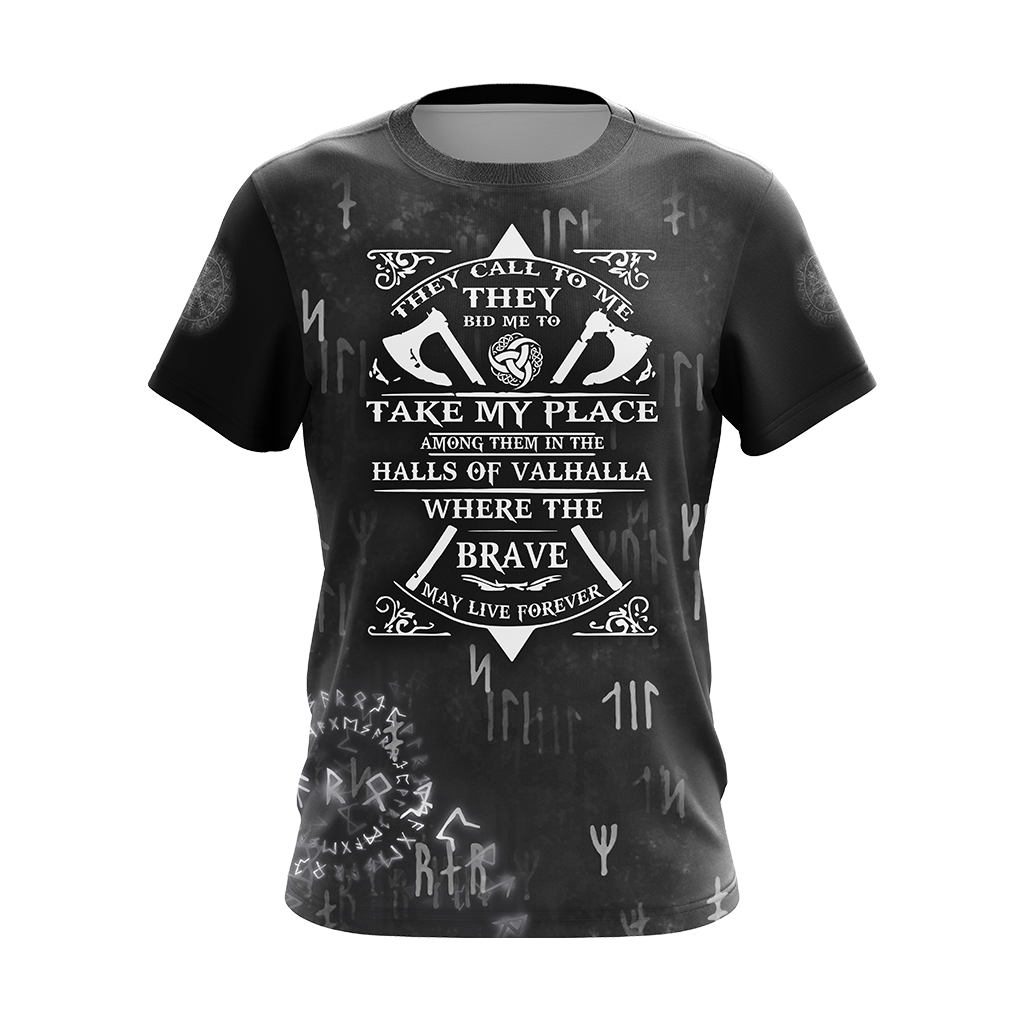 Viking Prayer Unisex 3D T-shirt Zip Hoodie Pullover Hoodie