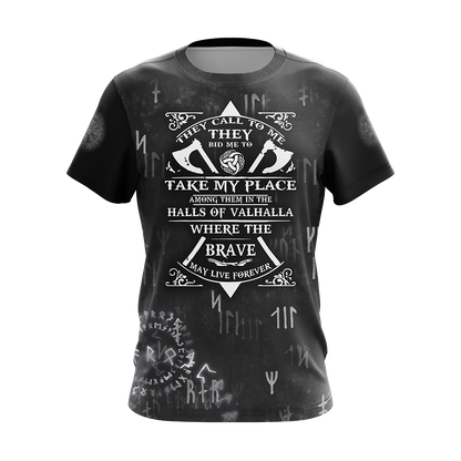 Viking Prayer Unisex 3D T-shirt Zip Hoodie Pullover Hoodie
