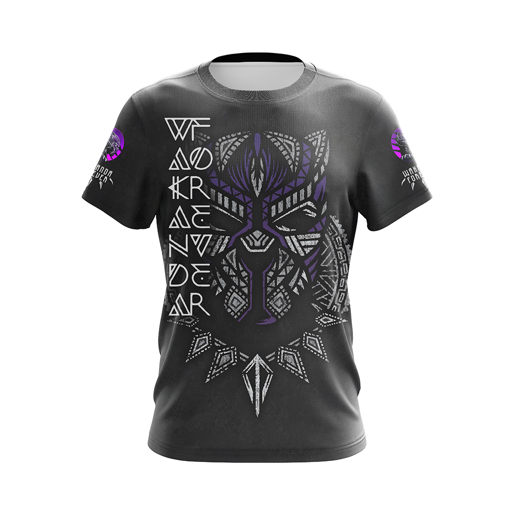 Black Panther Wakanda Forever Unisex 3D T-shirt