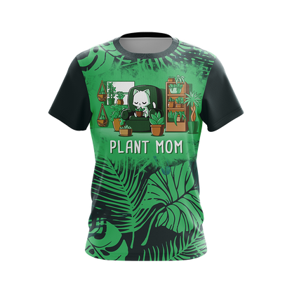 Plant Cat Mom Unisex 3D T-shirt