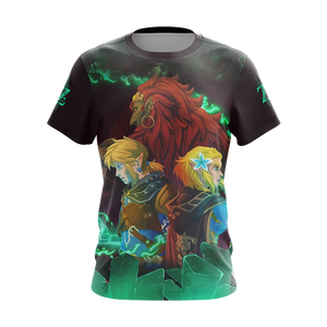 The Legend Of Zelda: Breath Of The Wild (BotW) Link, Zelda And Ganondorf Unisex 3D T-shirt