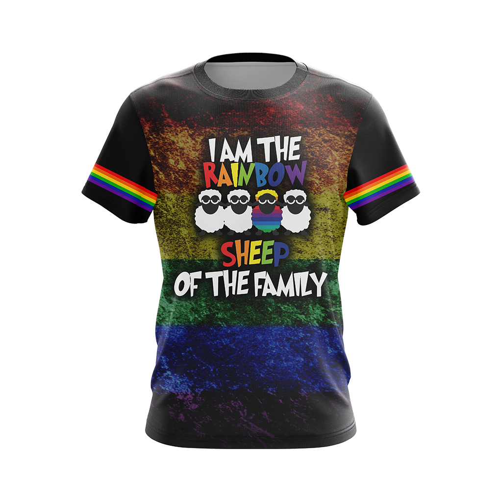 LGBT - I Am Rainbow Sheep Of The The Family Unisex 3D T-shirt