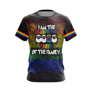 LGBT - I Am Rainbow Sheep Of The The Family Unisex 3D T-shirt