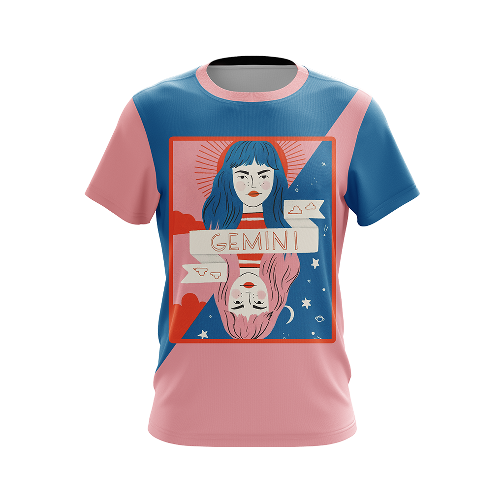 Gemini Birthday Unisex 3D T-shirt