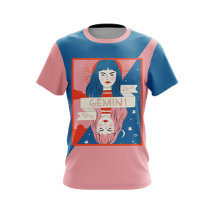 Gemini Birthday Unisex 3D T-shirt