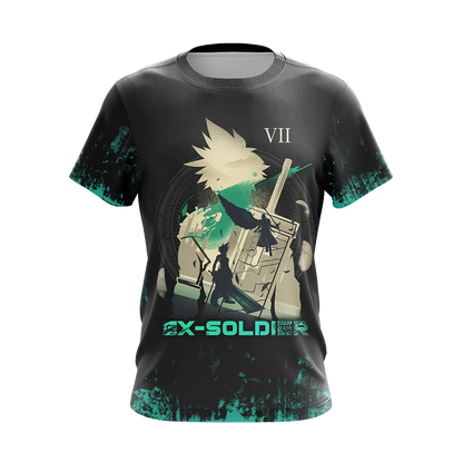 Final fantasy - Ex-Soldier of the VII Unisex 3D T-shirt