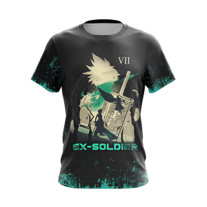 Final fantasy - Ex-Soldier of the VII Unisex 3D T-shirt