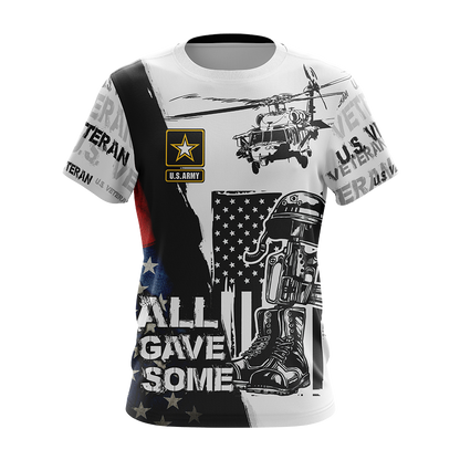 US Army Veteran T-shirt Zip Hoodie Hawaiian shirt