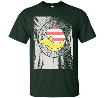 The Official Nanner Nation T-Shirt - Large Emblem shirt Forest Green