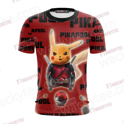 PikaPool Deadpool And Pikachu New Unisex 3D T-shirt