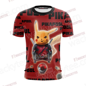 PikaPool Deadpool And Pikachu New Unisex 3D T-shirt