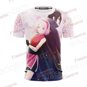 Naruto Sakura and Sasuke Unisex 3D T-shirt