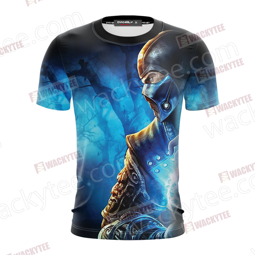 Mortal Kombat Subzero Video Game Unisex 3D T-shirt