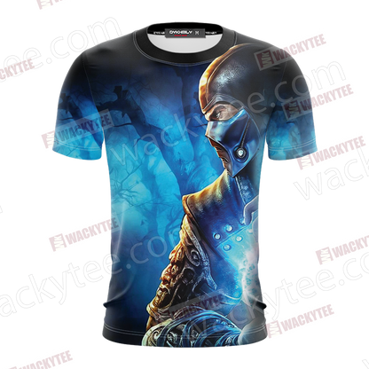 Mortal Kombat Subzero Video Game Unisex 3D T-shirt