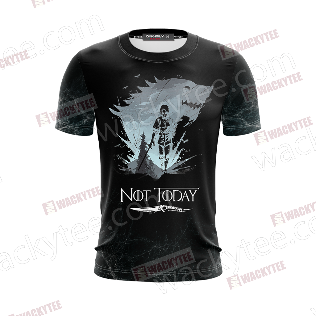 Game Of Thrones Not Today Unisex 3D T-shirt