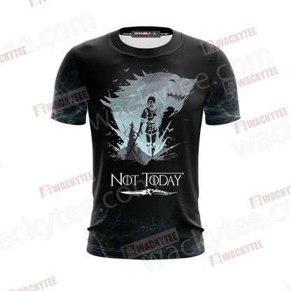 Game Of Thrones Not Today Unisex 3D T-shirt