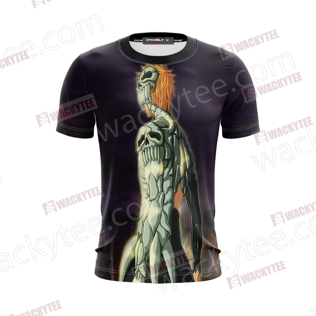 Bleach Ichigo Skull-Clad Form Unisex 3D T-shirt