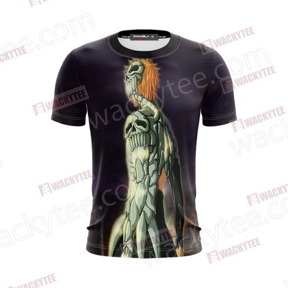 Bleach Ichigo Skull-Clad Form Unisex 3D T-shirt