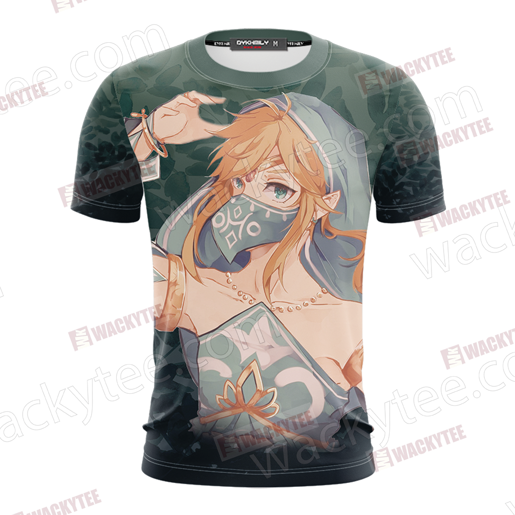 The Legend of Zelda: Breath of the Wild Gerudo Link Unisex 3D T-shirt