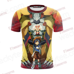 Digimon Greymon And Yagami Taichi New Unisex 3D T-shirt