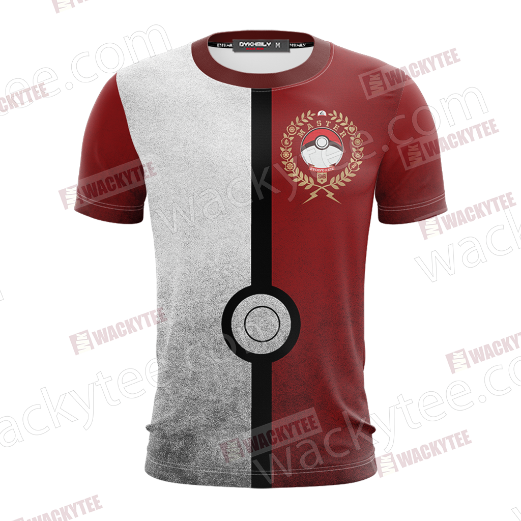 Pokemon - Pokemaster Training Club Unisex 3D T-shirt