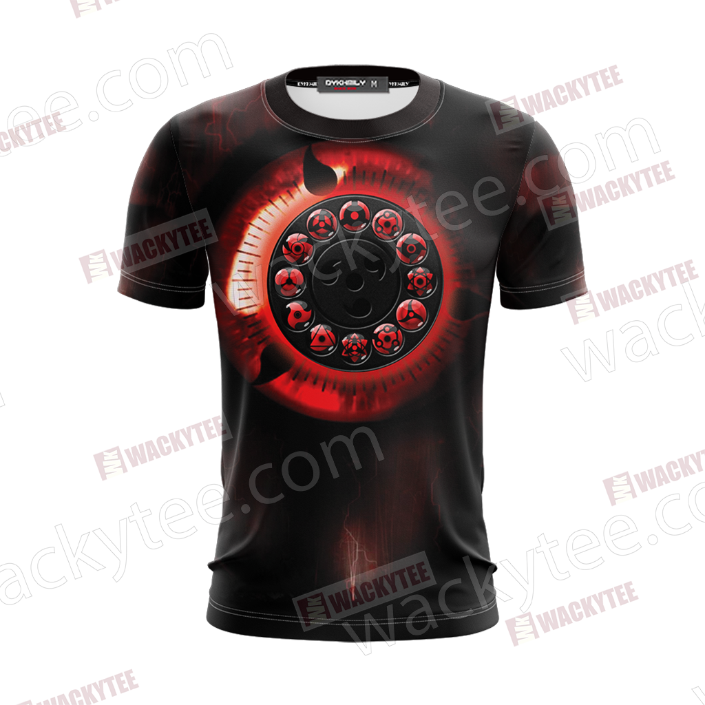 Naruto - Sharingan Unisex 3D T-shirt