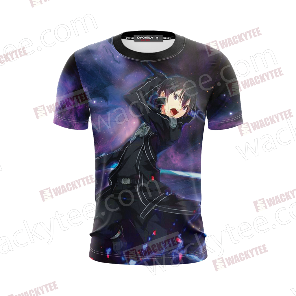 Sword Art Online Kirito Unisex 3D T-shirt