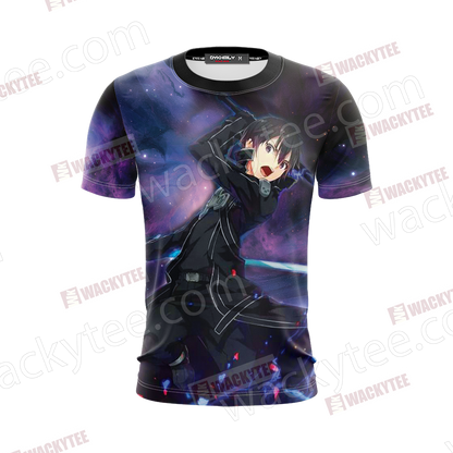 Sword Art Online Kirito Unisex 3D T-shirt