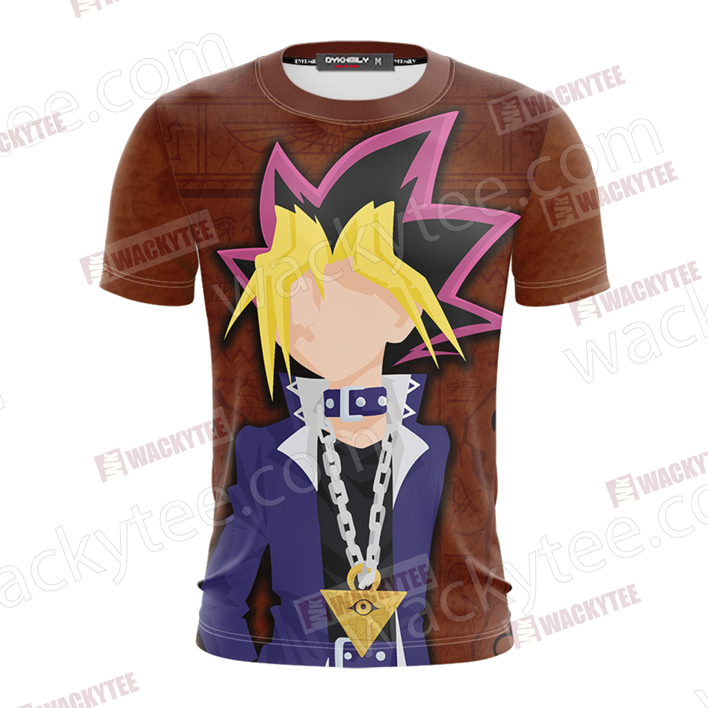 Yu Gi Oh! Yugi Muto And Slifer The Sky Dragon 3D T-shirt