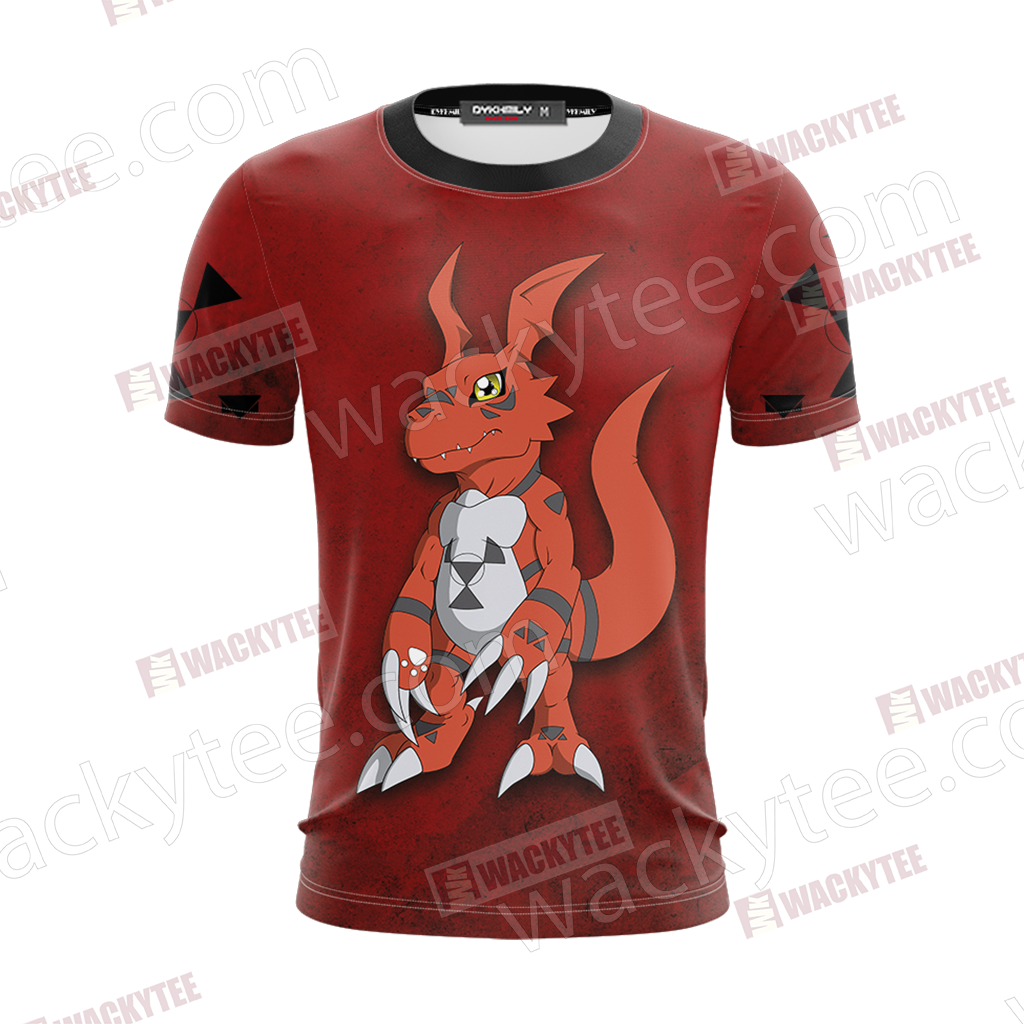 Digimon Guilmon Unisex New 3D T-shirt