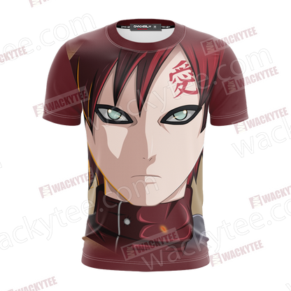 Naruto Gaara New Unisex 3D T-shirt