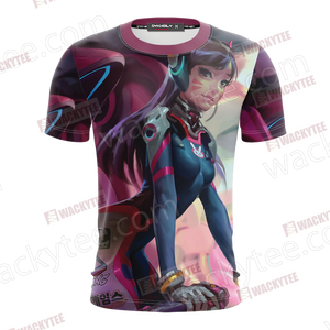 Overwatch "Shooting Star" D.Va Unisex 3D T-shirt