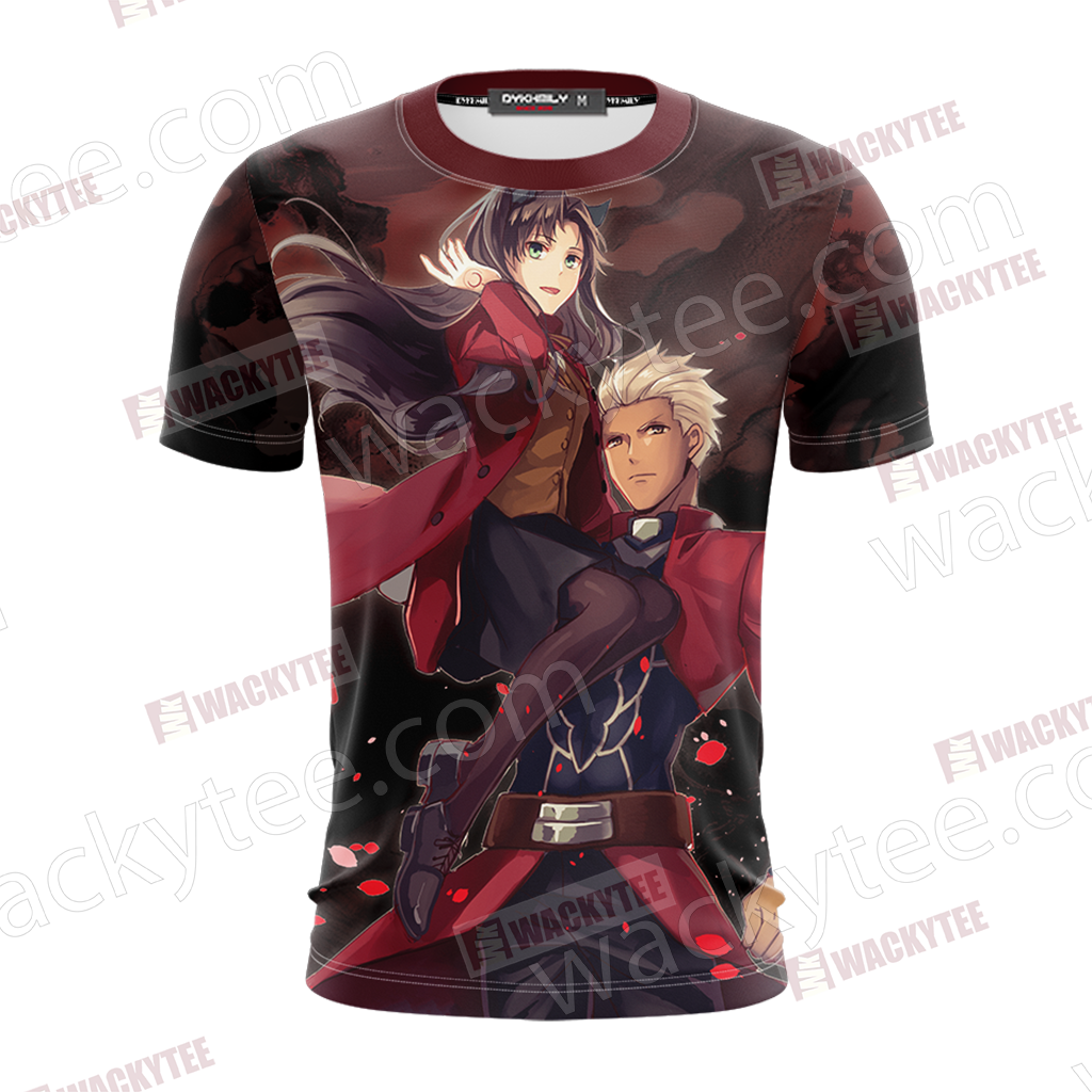 Fate/ Stay Night - Blade And Rin Unisex 3D T-shirt