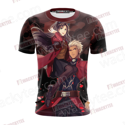 Fate/ Stay Night - Blade And Rin Unisex 3D T-shirt
